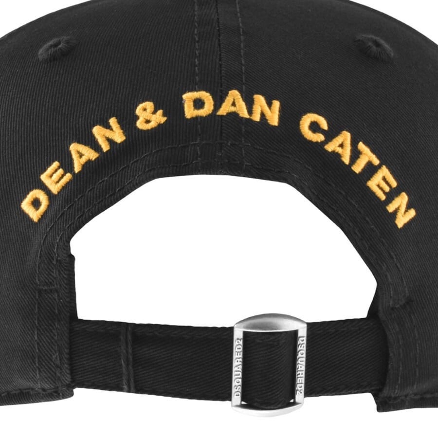 DSQUARED2 Badge Baseball Cap Black | Mainline Menswear